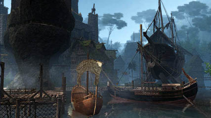 A Ship in Port