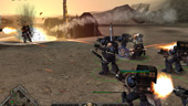 An SSX Space Marine Squad Destroys an Enemy Unit
