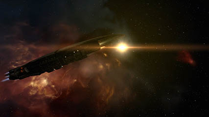 The Amarr Freighter: Providence, AKA Rebel Transport