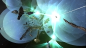 Titans firing their special Doomsday weapons on a Dreadnaught