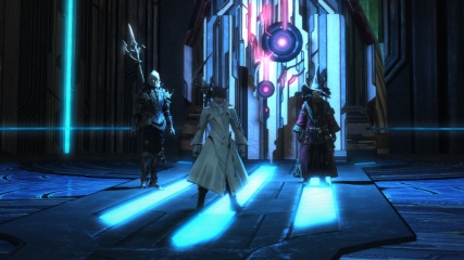 Isileth, Anubis and M.Steiner prepare to face Twintania