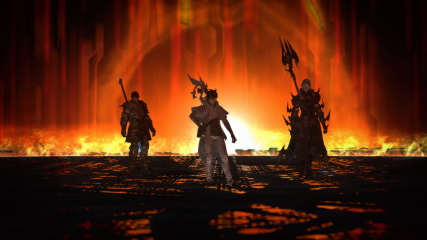 We emerge victorious from Bahamut's flames