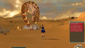 A BIG sandworm in the desert