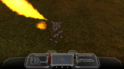 Letting Rip With a Flamethrower