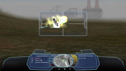 An Enemy MAV Explodes