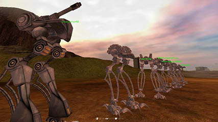 Mavlympics: MAVs on Parade Awaiting Their Turns