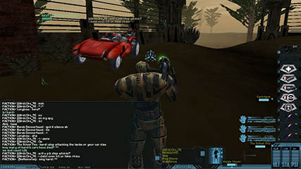 Hardi pulls up in yet another car of his