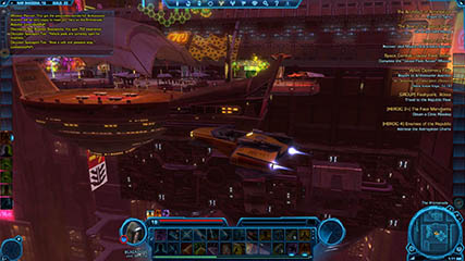 Approaching the Promenade on Nar Shaddaa (Beta)