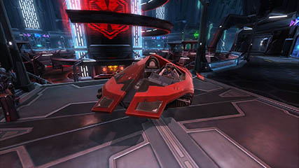 Battlemaster Rigby and his new landspeeder, the Korrealis Prince (Valor rank 65)