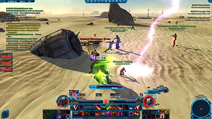 Eeks, Syn'n & MS questing on Tatooine [Rakghoul Plague Event]