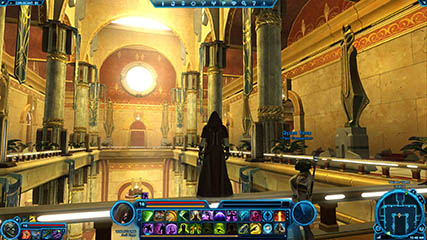 MS & his companion in the Senate Tower on Coruscant [Beta]