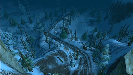 Looking down from Ironforge roof