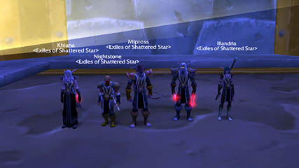 Exiles Team at Gnomeregan