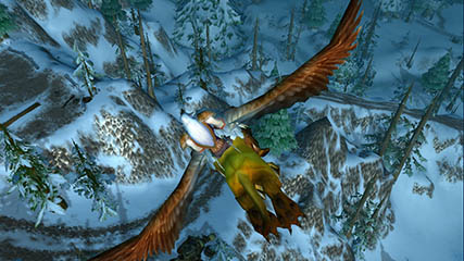 Flying over Ironforge