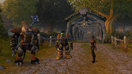 Meeting at the bridge